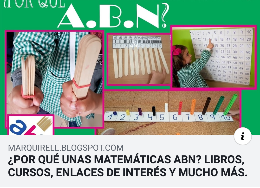 ¿POR QUÉ UNAS MATEMÁTICAS ABN?