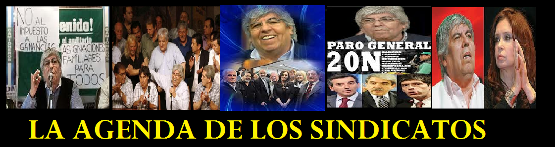 LA AGENDA DE LOS SINDICALISTA