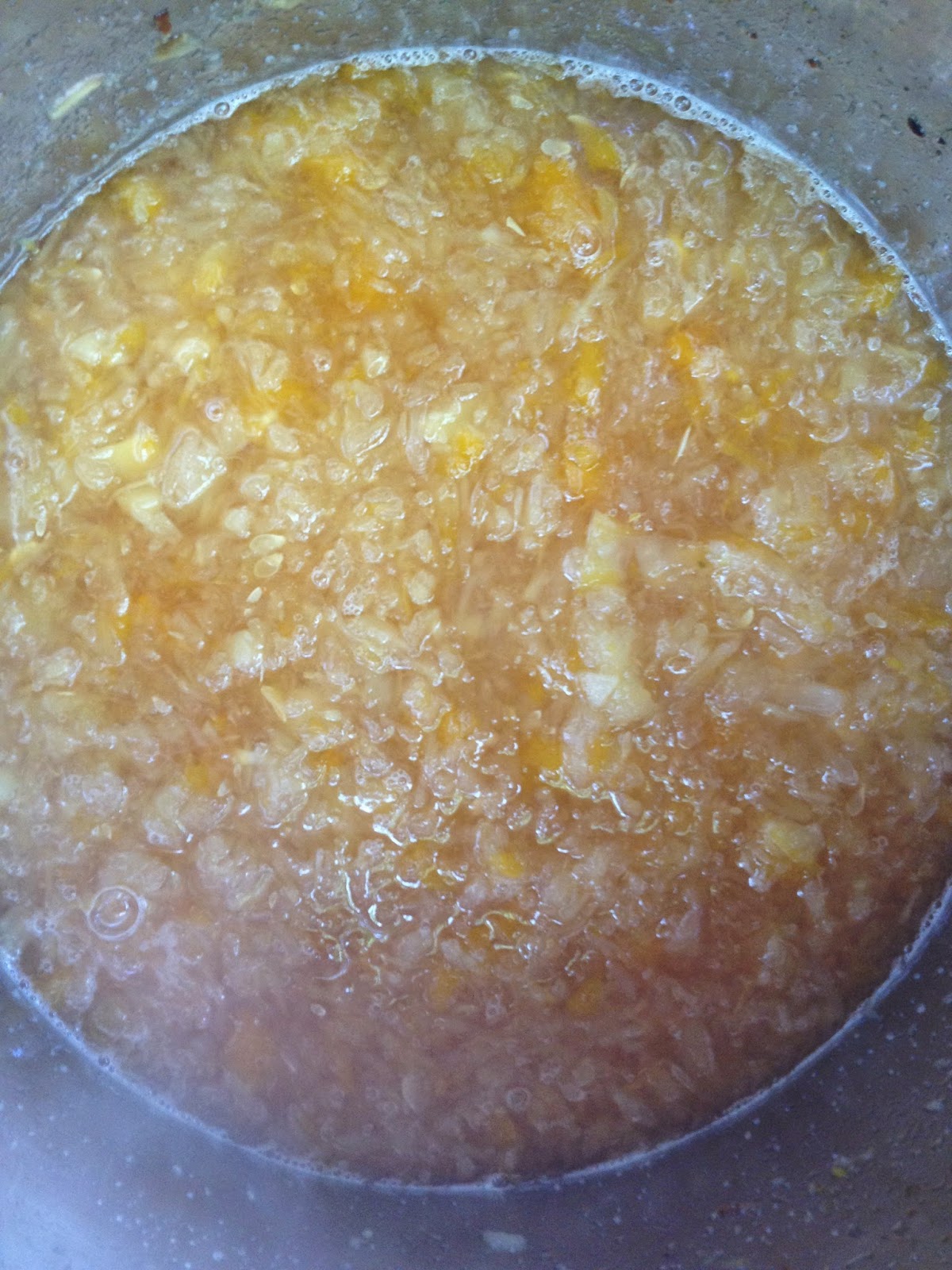 Zucchini and Peach Jam