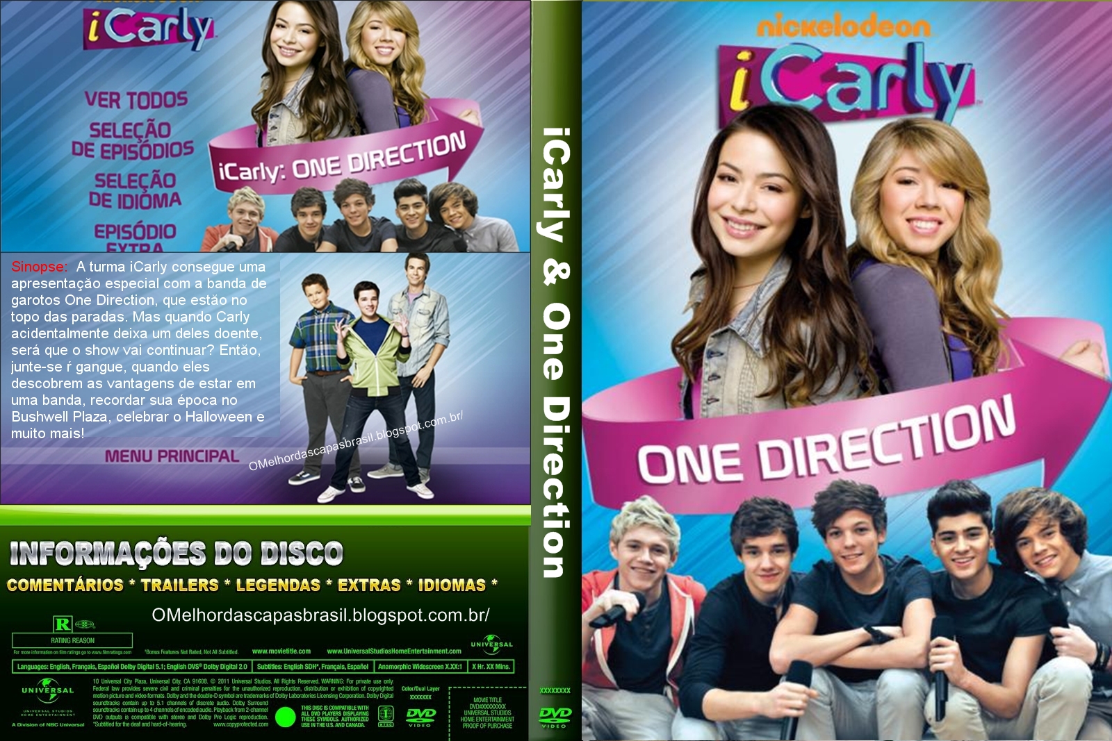 Acervo Cds Mania capas em Cds, mp3 e shows : icarly one direction