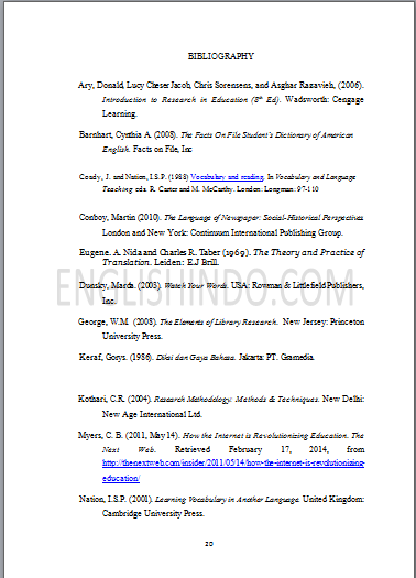 Cara Penulisan Daftar Pustaka Pdf Dari Internet