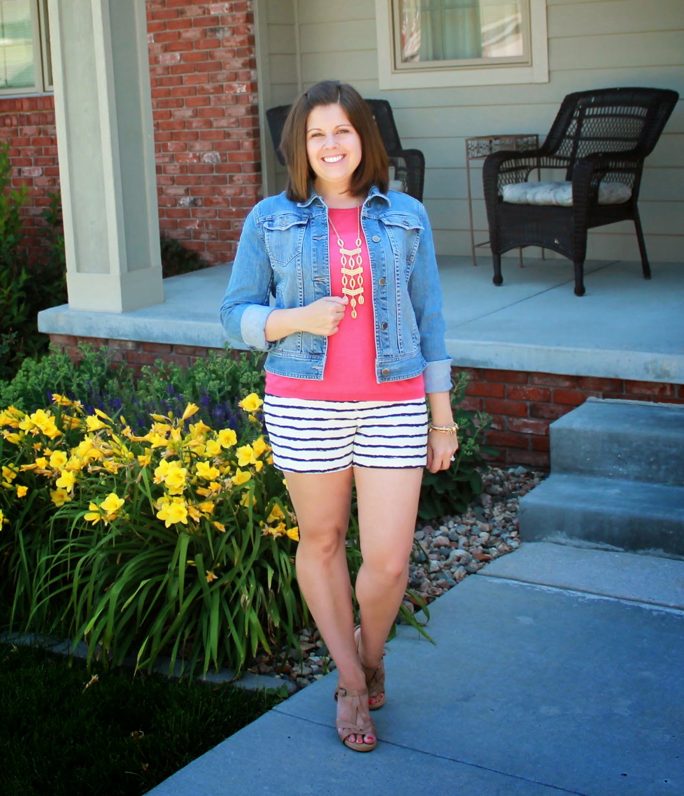 Clothed with Grace Four Ways to Wear Striped Shorts