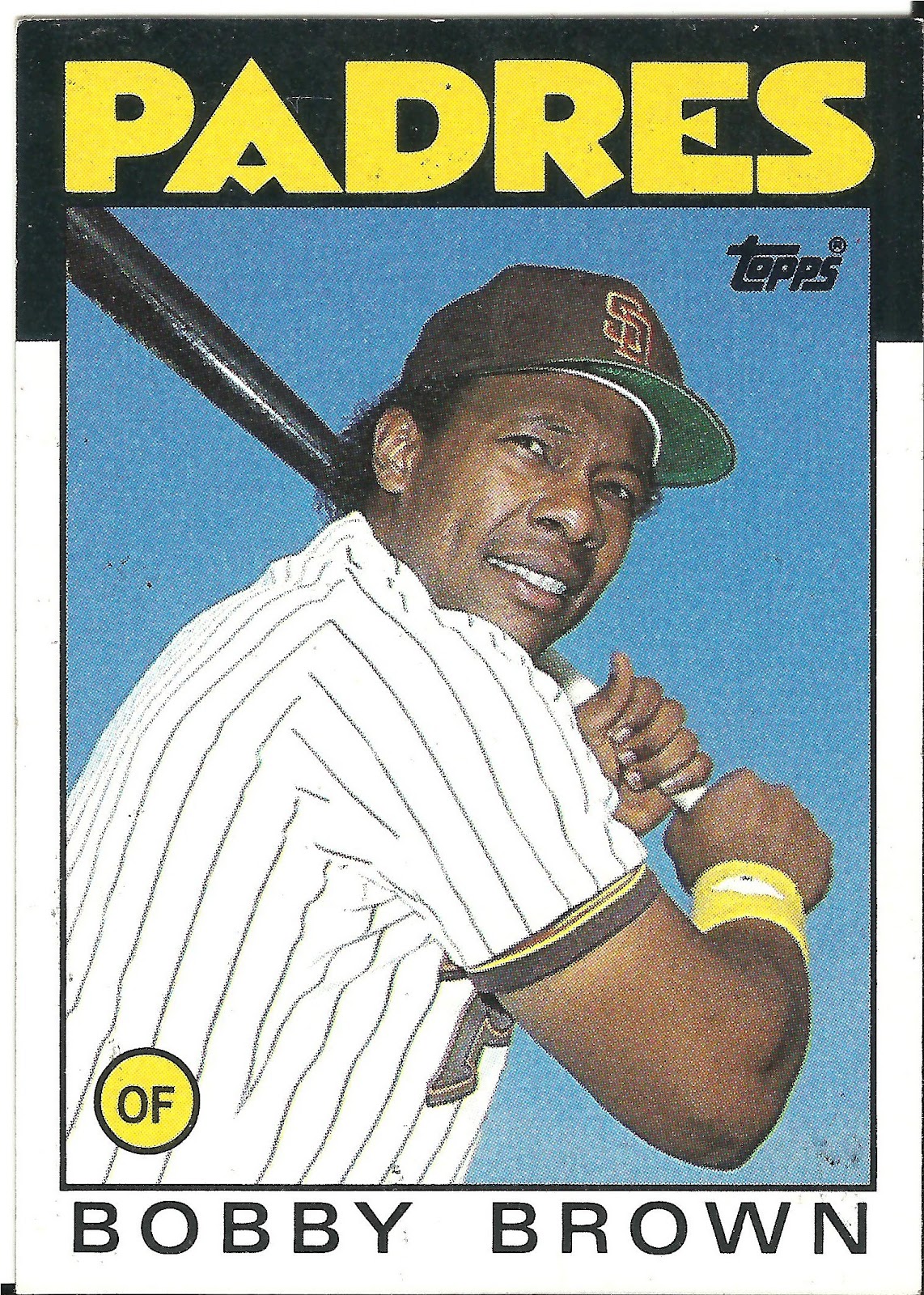 1986 Topps Blog 182 Bobby Brown