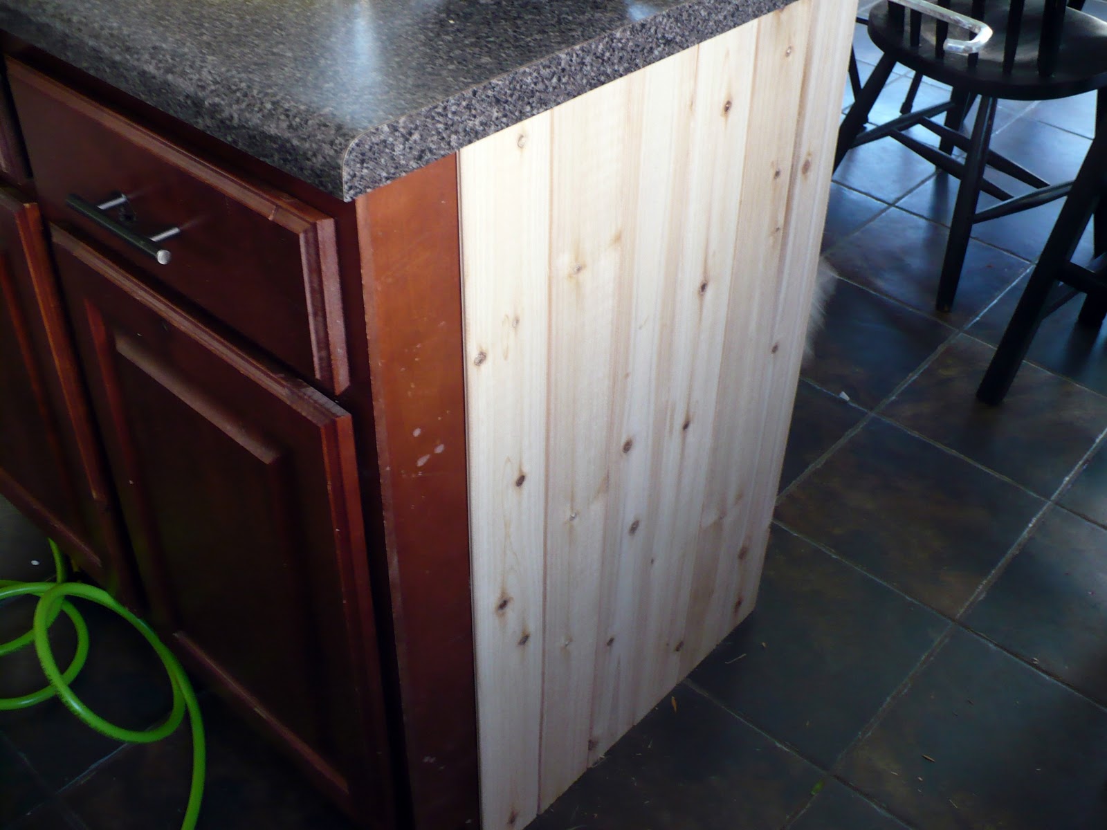 The PolkaDot Umbrella Kitchen Island Redo