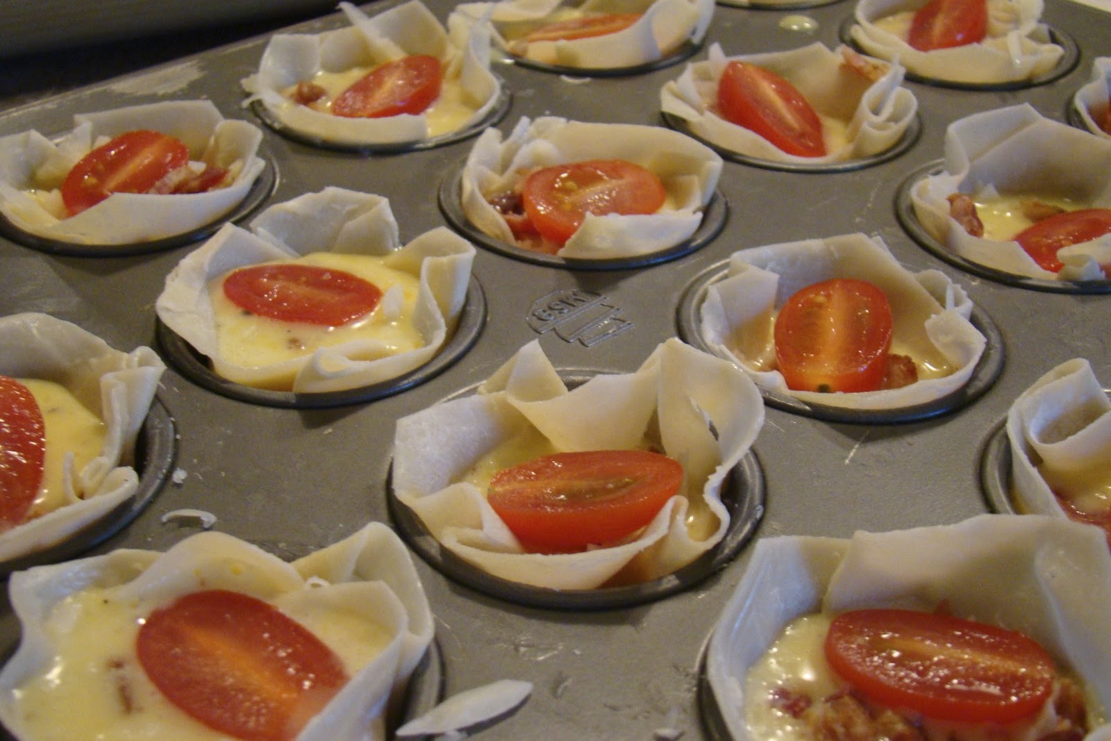 Goodchardonnay Mini Wonton Wrapper Quiche Recipe