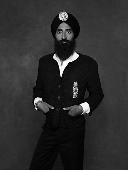 Pequeno casaco Chanel Waris Ahluwalia