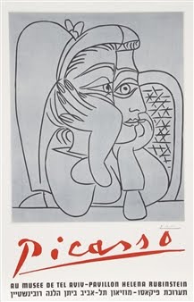 caricaturas of PICASSO  in ISRAEL