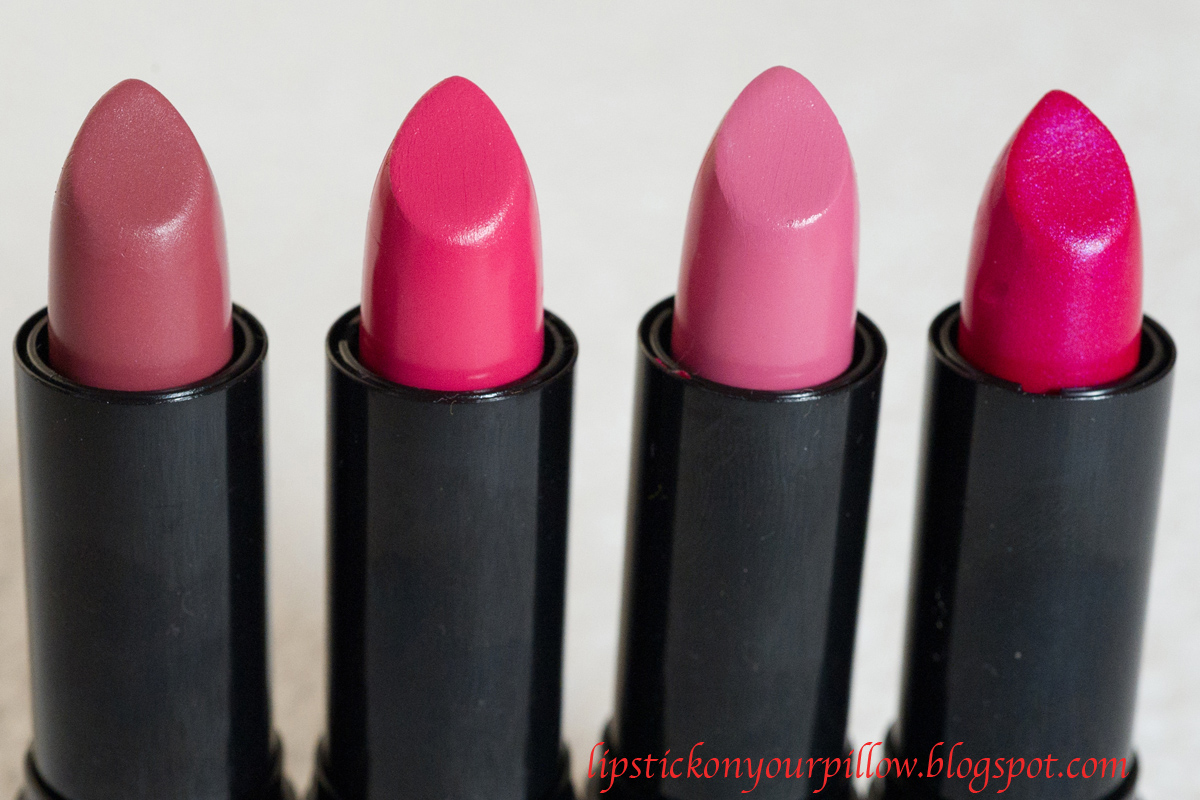 NYX Lipsticks and Z Palettes from LoveMakeup Lipstick on your pillow