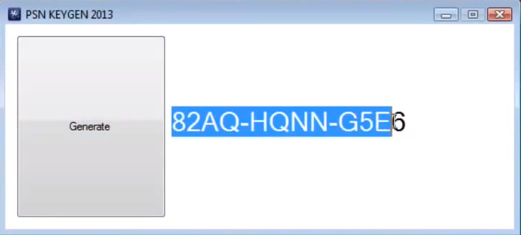 random psn code