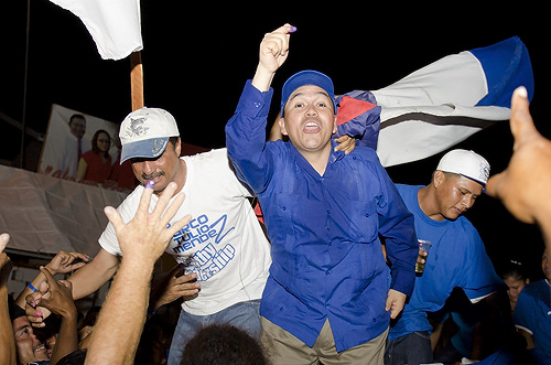 Ex-UDP minister, Marcel Cardona, has something to say, celebrates victory with the PUP.