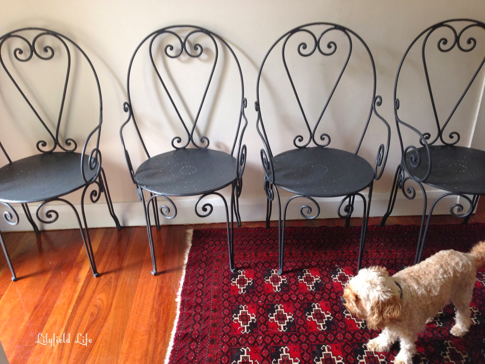 Lilyfield Life Painting Rusty Garden Furniture