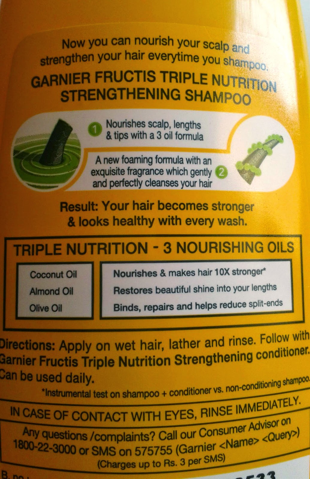 Garnier Fructis Triple Nutrition Shampoo & Conditioner Review