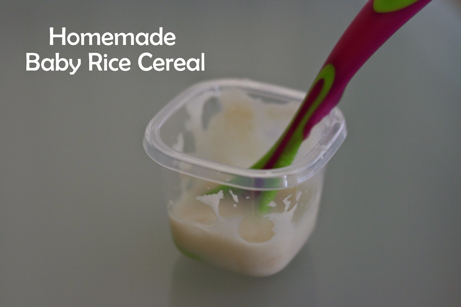 our carlson life milling mondays homemade baby rice cereal