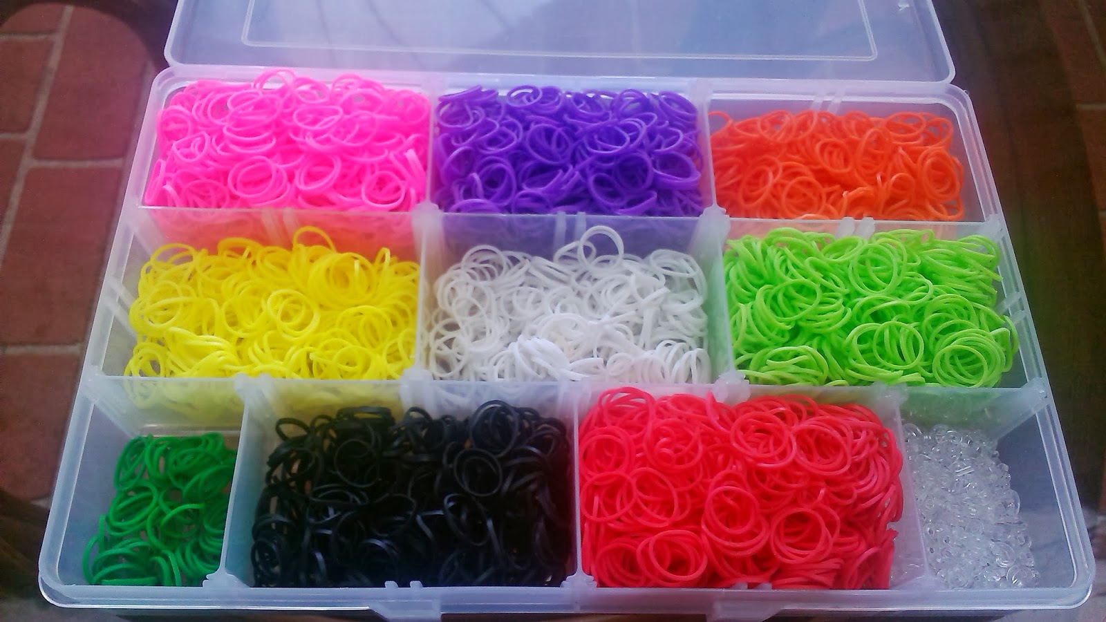 Rainbow Band Loom Crafts My Rainbow Loom Bands Organiser