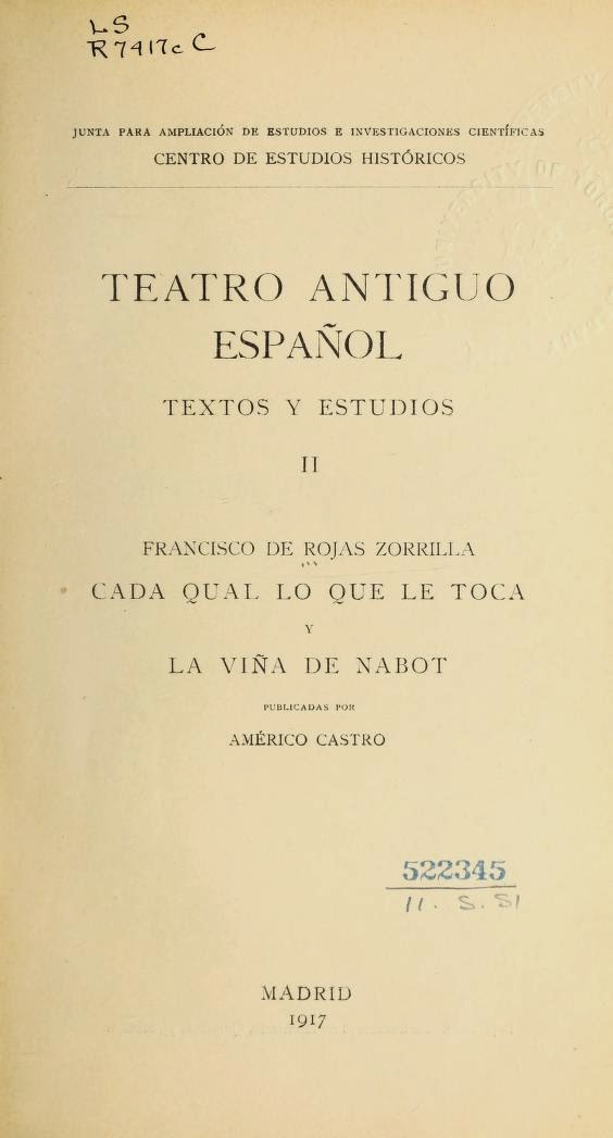 Teatro Antiguo Español II