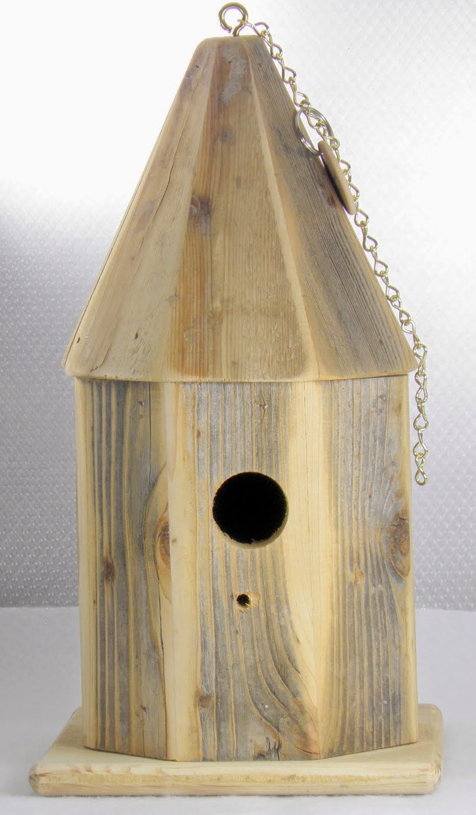Turned Cedar Birdhouses