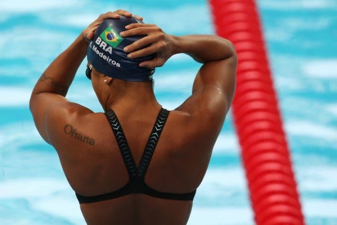 Negros nadadores, negros atletas de alto nível...