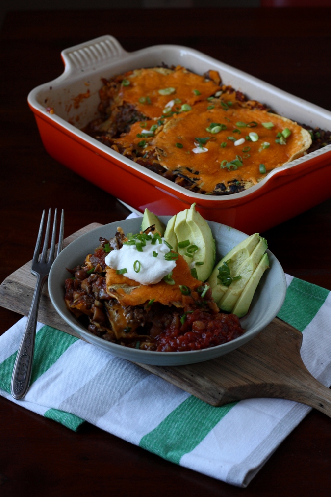 Mango & Tomato Chili & Corn Tortilla Casserole Perfect For Fall