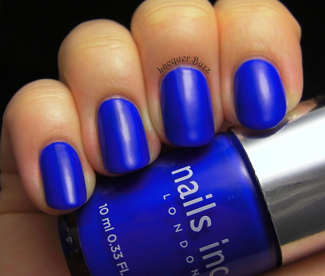 Lacquer Buzz Monday Blues Nails Inc Baker Street