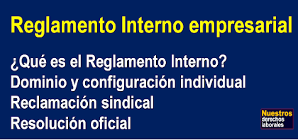 REGLAMENTO INTERNO EMPRESARIAL.