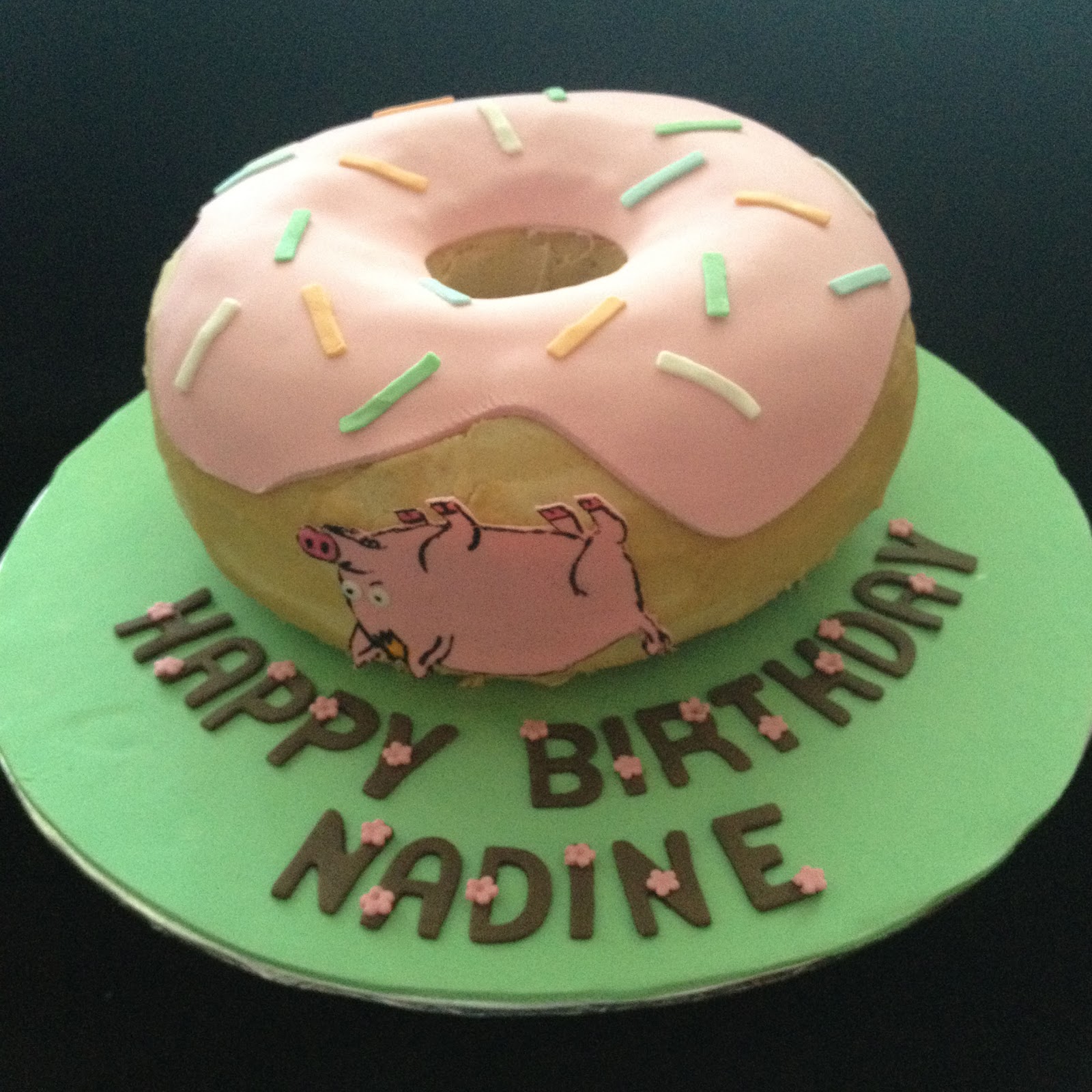 Spider Pig Cake