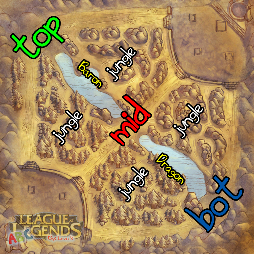 League of Legends ( Game ) Mapa+5vs5