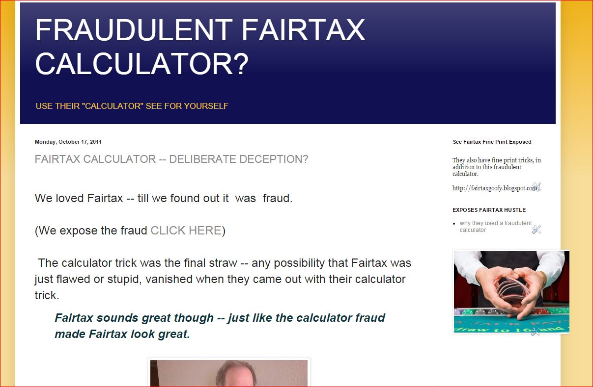 Calculator fraud