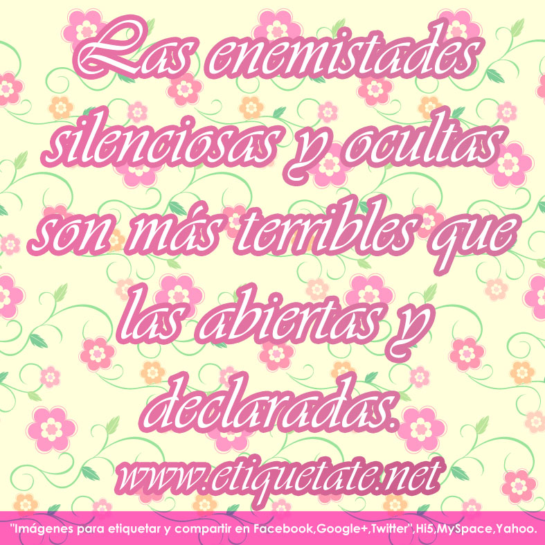 Imagenes con Frases para los Envidiosos
