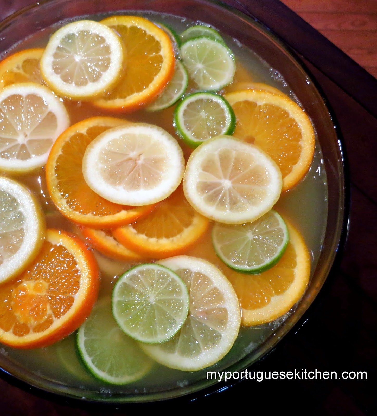 My Portuguese Kitchen Vinho Verde Citrus Sangria