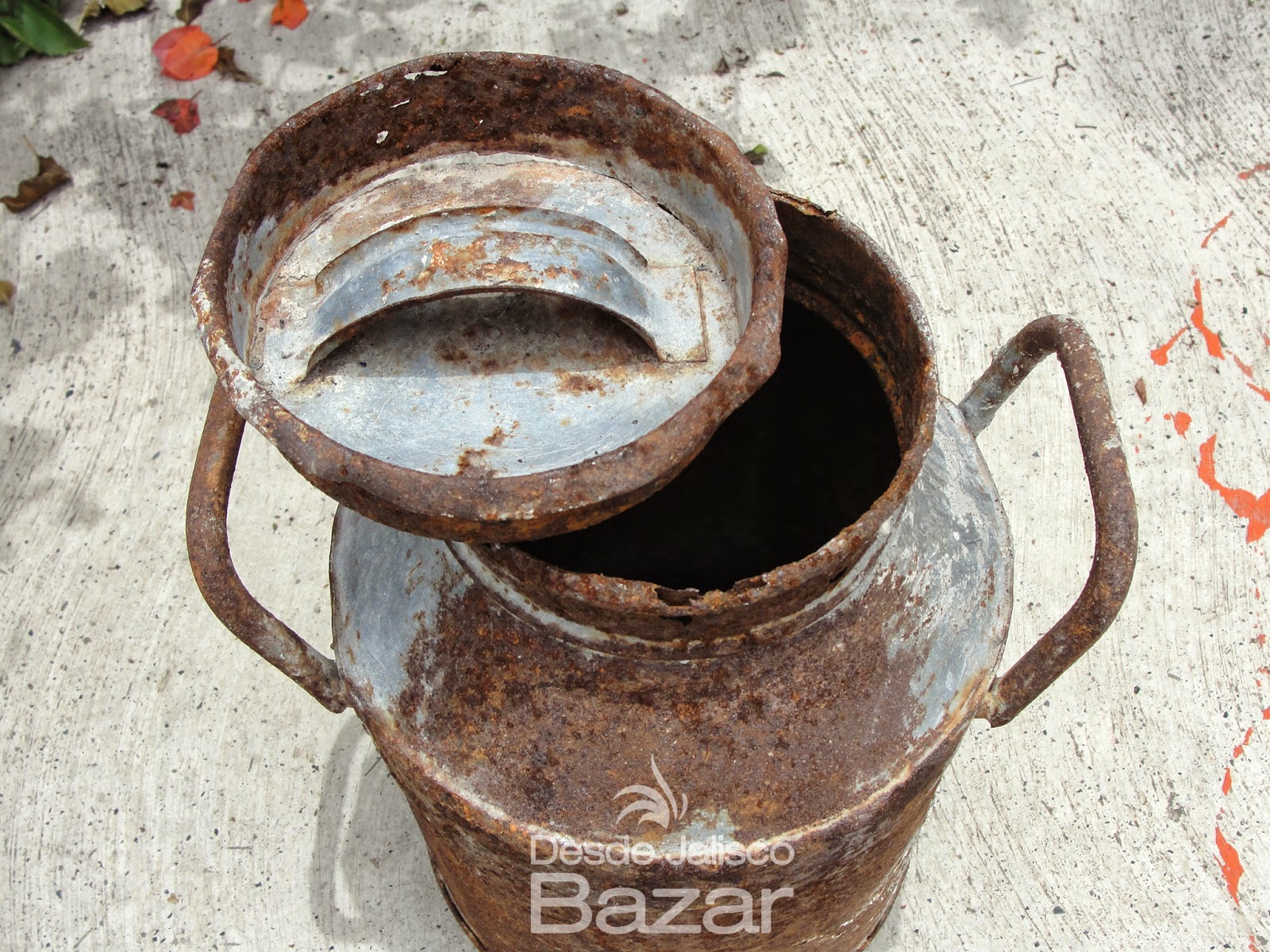 Desde Jalisco Bazar: Botes lecheros rústicos