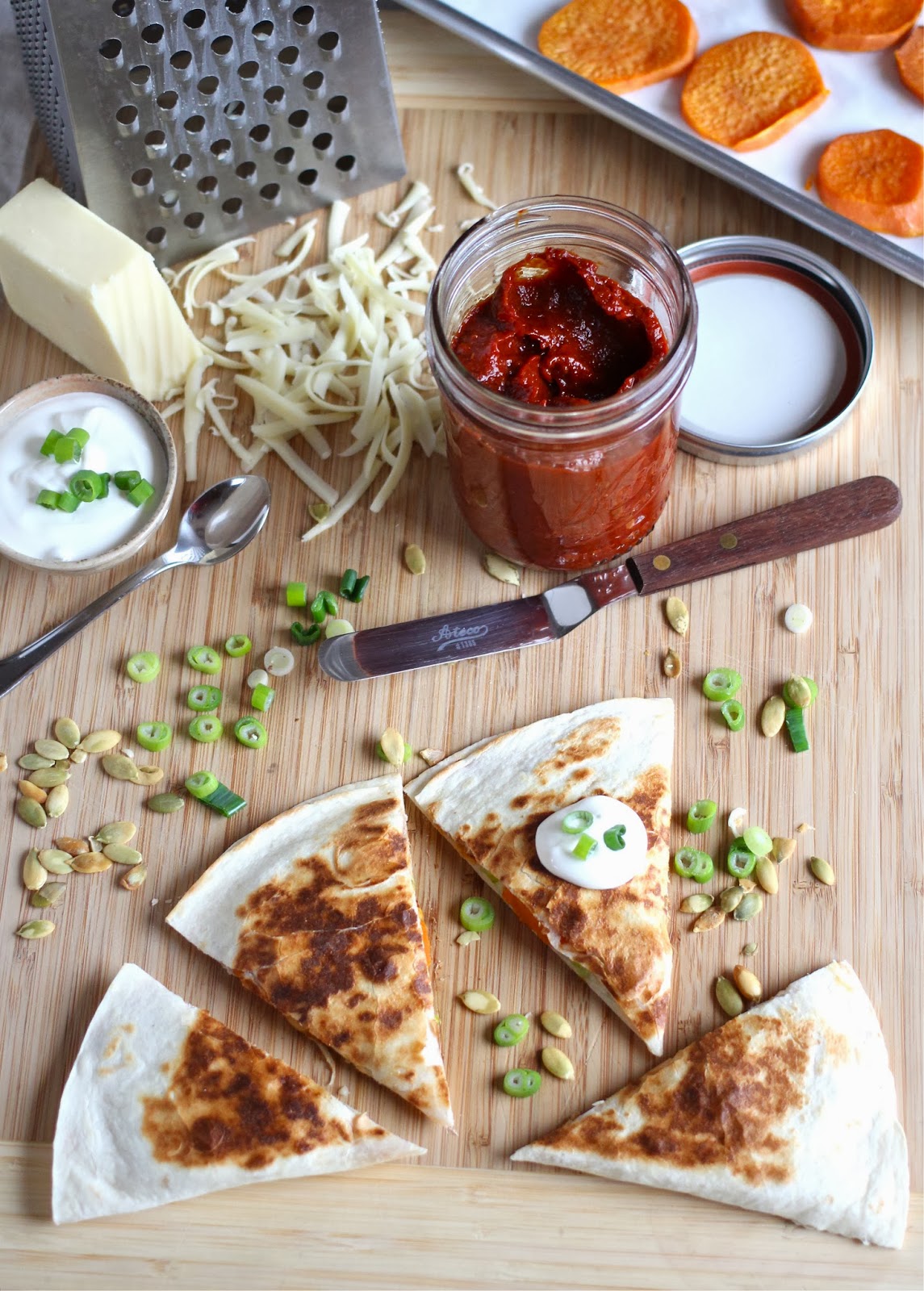 Arctic Garden Studio Yam and Pepita Quesadillas