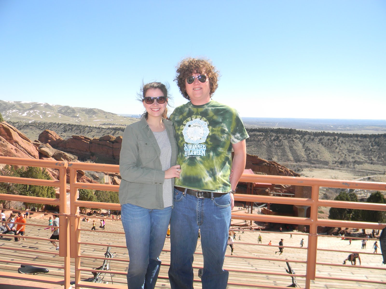 At the Red Rocks overlook