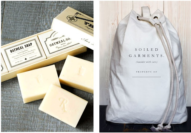 Accessoires pour la salle de bains chez Bodie and Fou via Nat et nature
