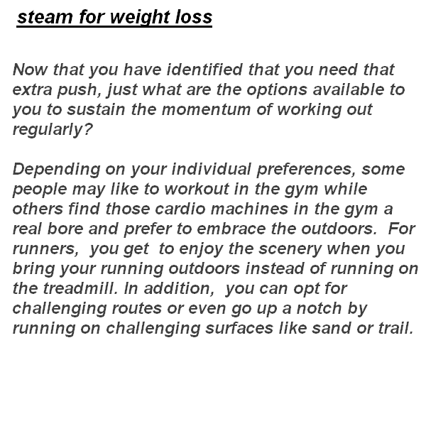 steam for weight loss ayoublem01