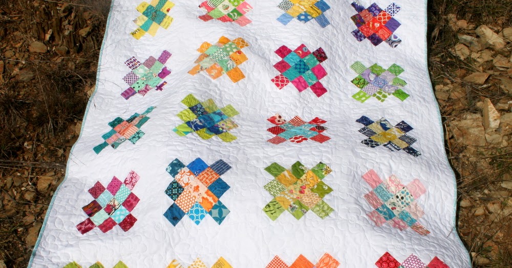 Gone Aussie Quilting My Blue Scrap Bin Quilt