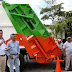 Pamplona estrena tres modernos camiones recolectores de basura