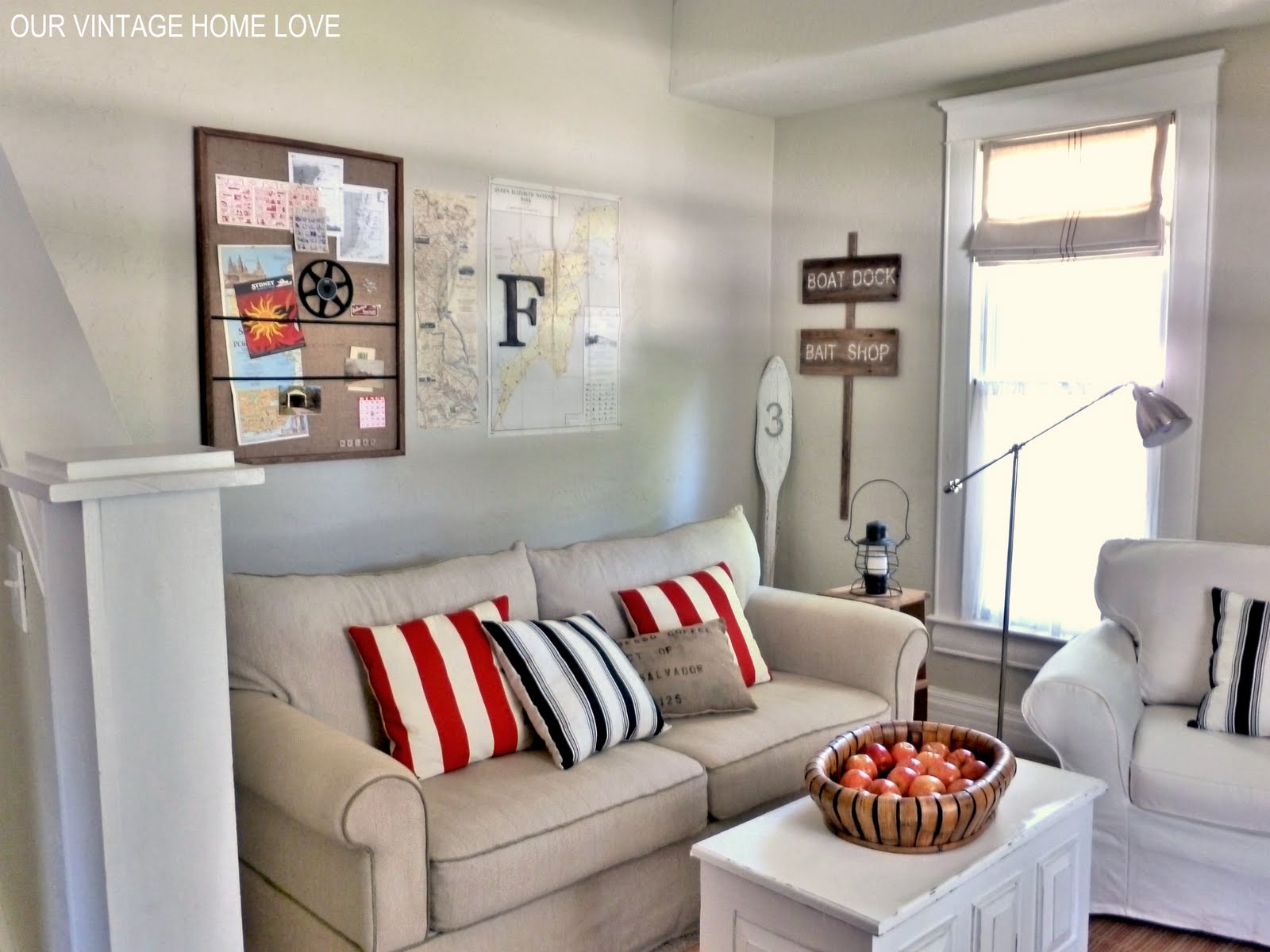 vintage home love Family Room/Den Ideas