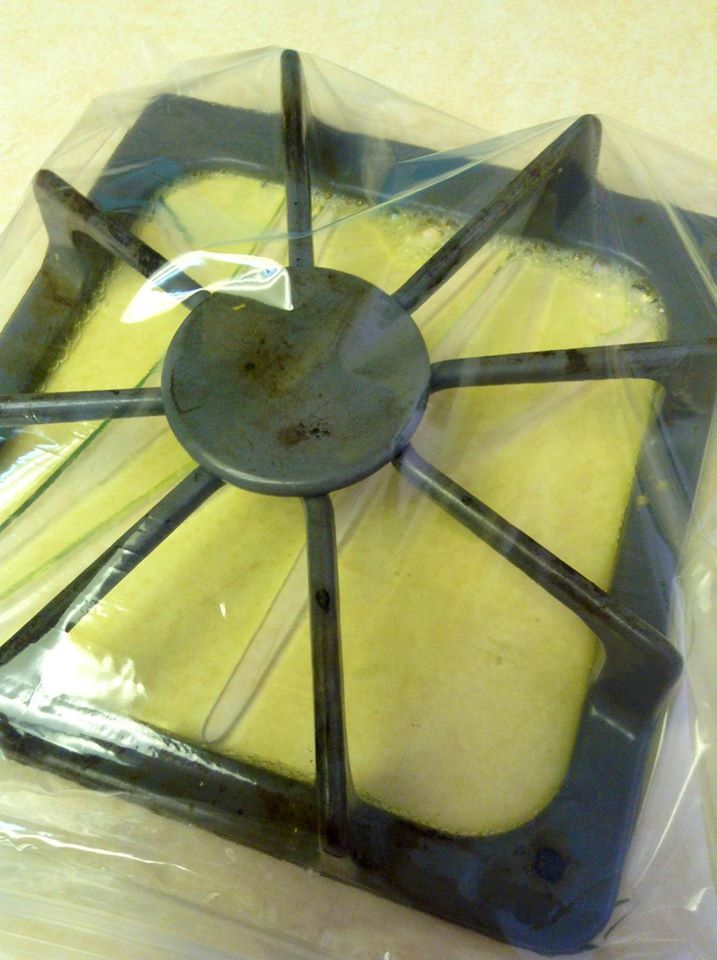 The Hawk's Nest How to remove burnt grime from stove top grates