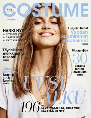 Veneda Budny Costume Finland Magazine Cover February 2014 HQ Scans Magazine Cover : Veneda Budny Magazine Photoshoot Pics on Costume Magazine Finland February 2014 Issue