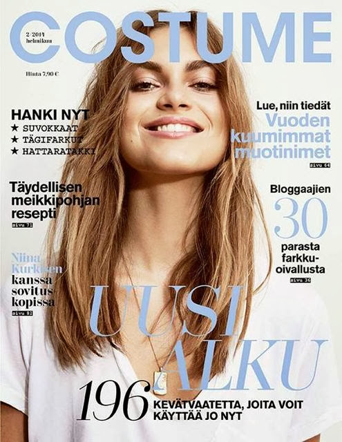 Veneda Budny Costume Finland Magazine Cover February 2014 HQ Scans Magazine Cover : Veneda Budny Magazine Photoshoot Pics on Costume Magazine Finland February 2014 Issue