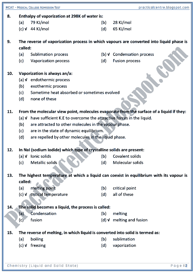 mcat-chemistry-liquid-and-solid-state-mcqs-for-medical-college-admission-test