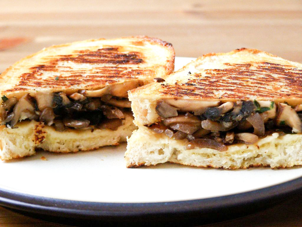 maple•spice Cheezy Mushroom Filled French Toast