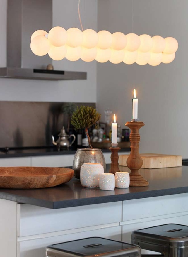 Los fundadores de Bloomingville: Betina y Simon Stampe decorar con velas