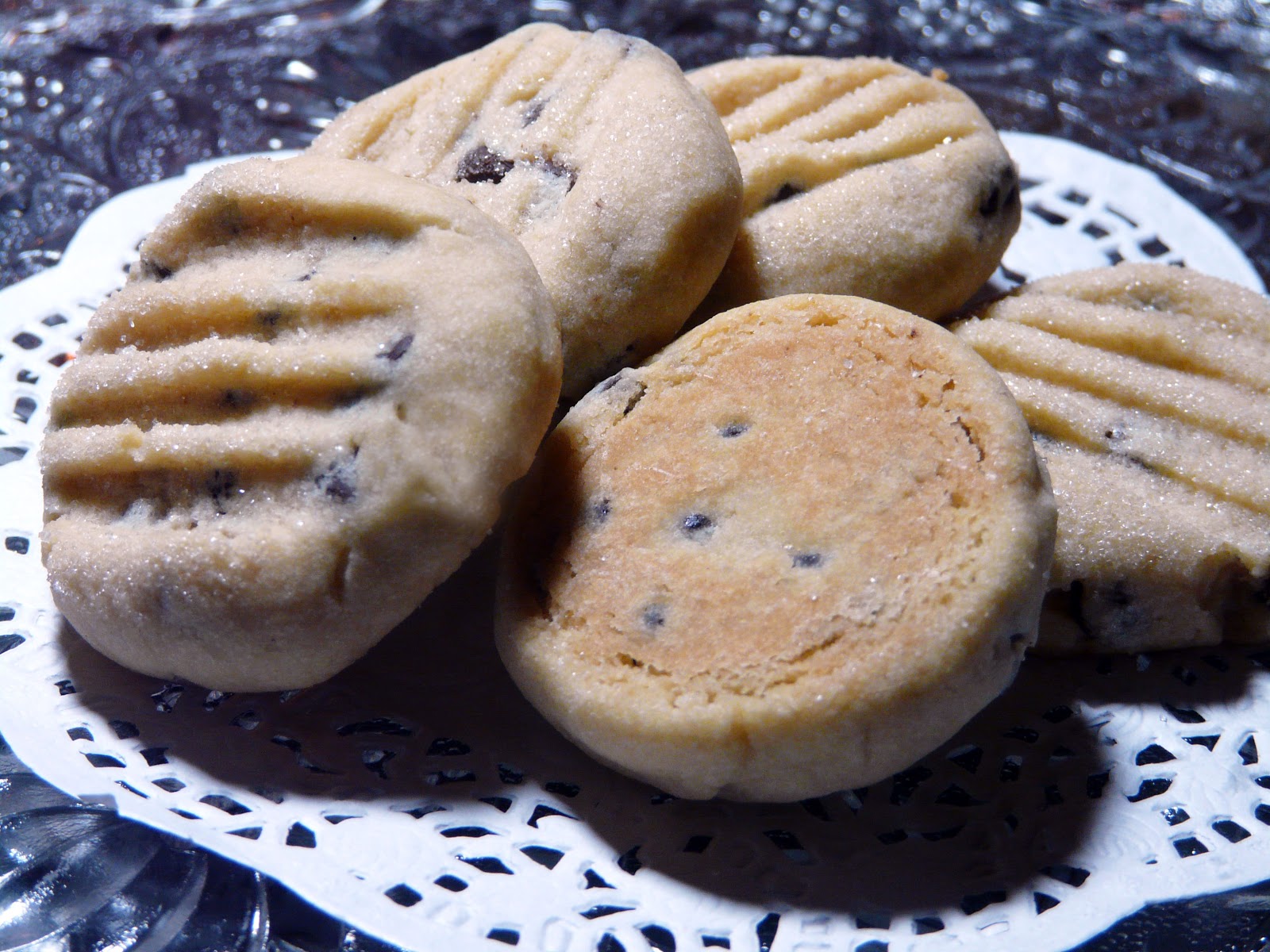 Thibeault's Table Chocolate Chip Shortbread Cookies