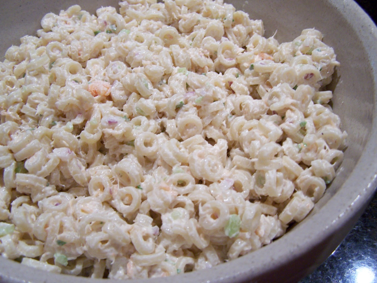 Go Ahead... Take A Bite! Shrimpy Noodle Ring Salad