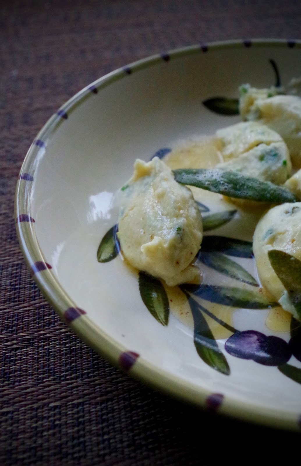 Semolina and Ricotta Gnocchi with a Sage Butter Sauce