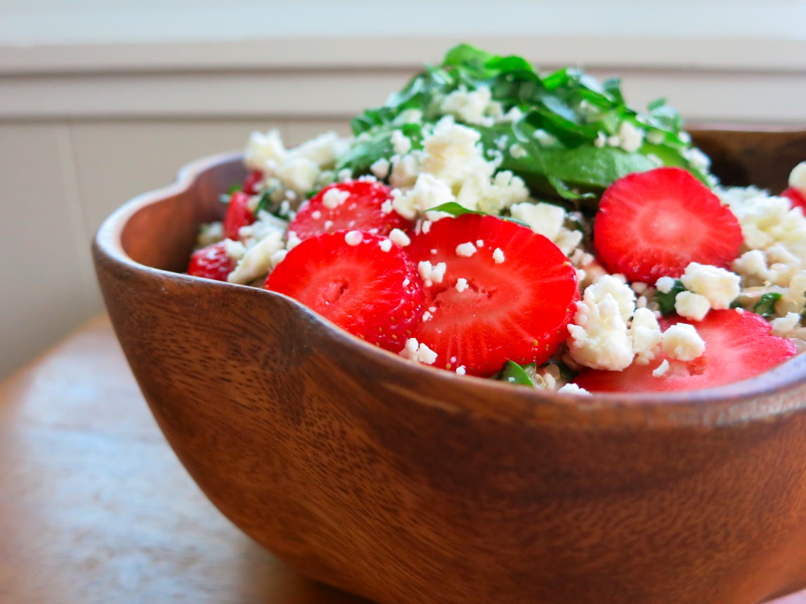 Foodie Dreams and Happy Things Summer Quinoa Salad with Strawberry