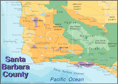 Tourist Map of Santa Barbara City Tourist Map of Santa Barbara City