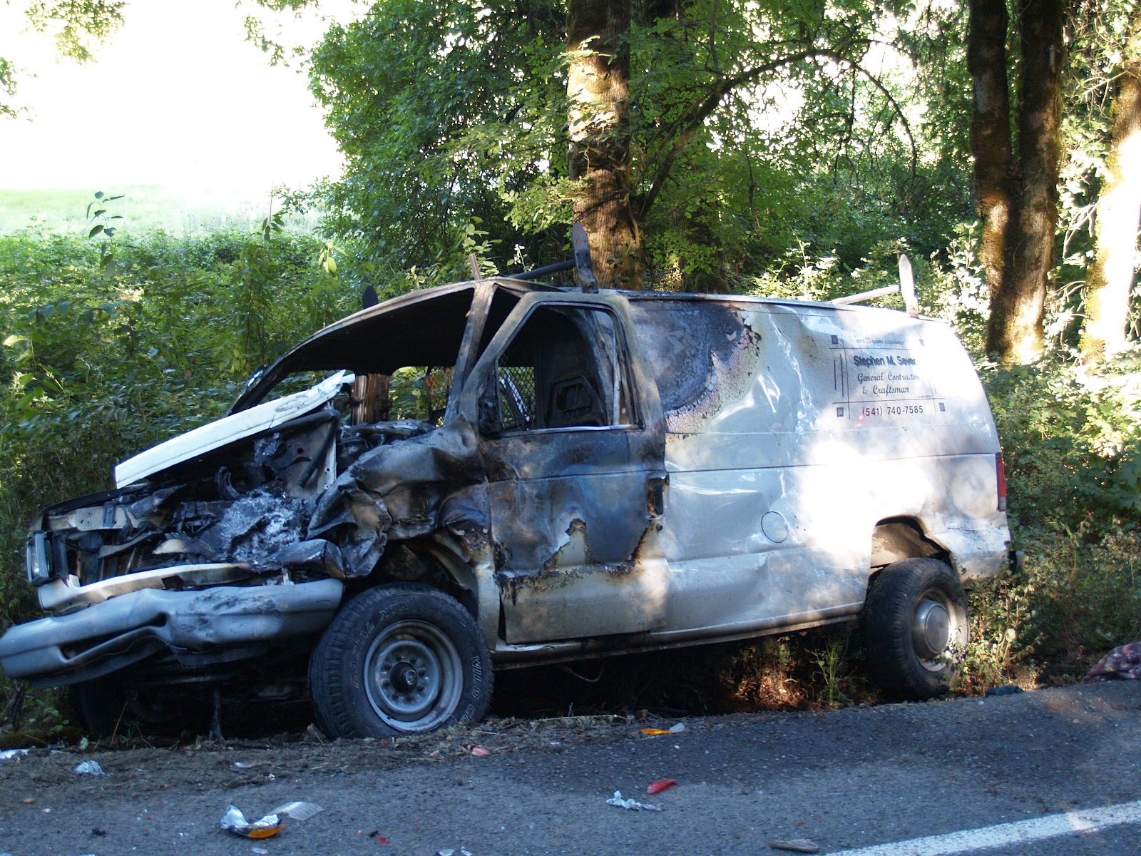 Vehicle Accident News Stories & Articles Fiery crash near Philomath