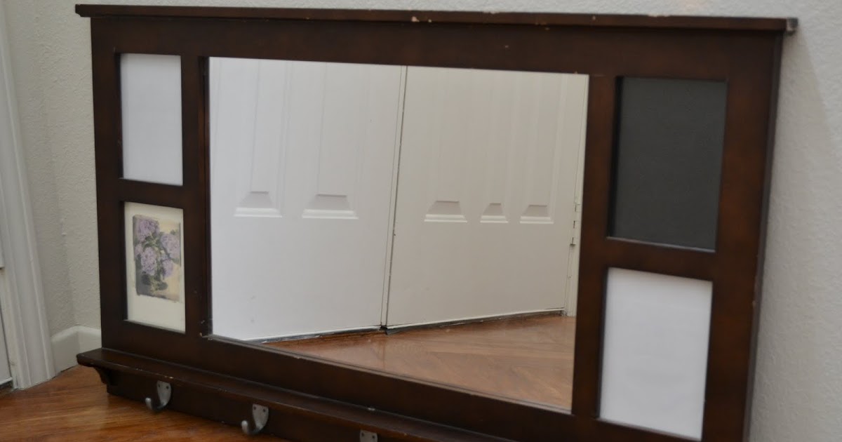 Nifty Thrifty & Thriving Mirrored Shelf Redo